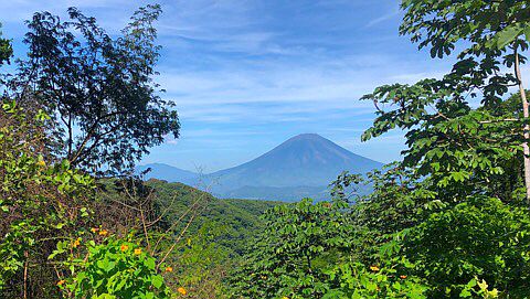 Blick ins Land vor El Delirio, El Salvador