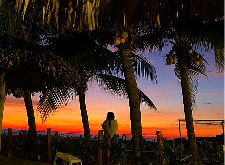 Sunset: Izalco Hotel & Beach Resort, Costal del Sol, El Salvador