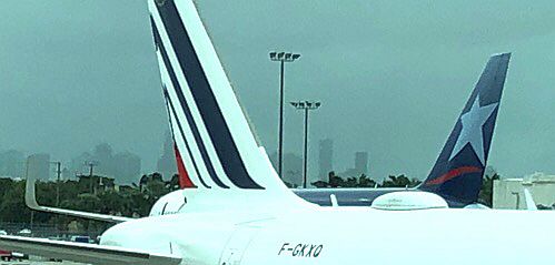 Flugzeuge am Flughafen Miami