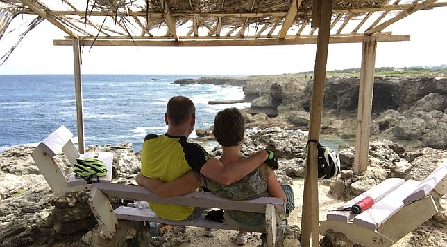 Chris & Miri at North Point, Barbados