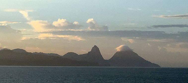 Approaching St. Lucia