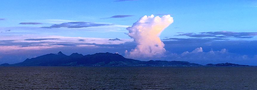 Approaching St. Kitts