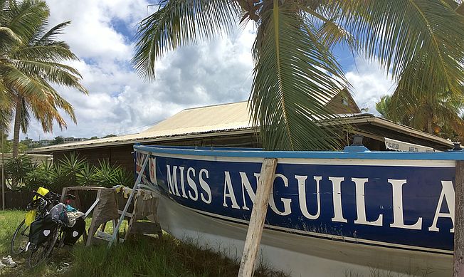 Ship Miss Anguilla at Sandy Ground, Anguilla