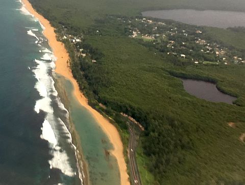 Coast of Puerto Rico from the air