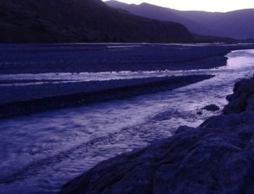 Abendstimmung am Gulcha bei Gulcha