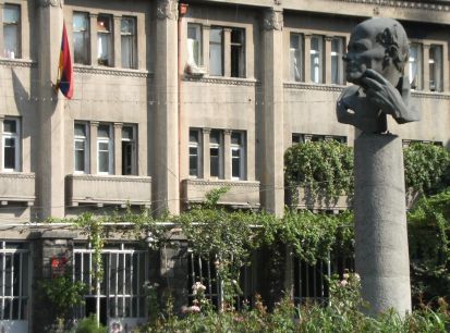Sacharov-Platz mit Denkmal für den sowjetischen Dissidenten, Jerewan, Armenien