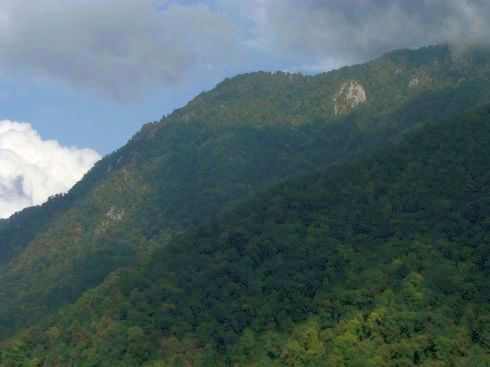 Tal der Msymta bei Krasnaja Poljana, Russland