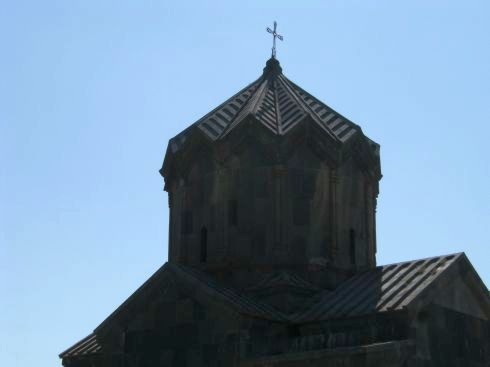 Kreuzkuppelkirche von Wahram Pahlawuni (errichtet 1026), Festung Amberd (Anberd, Hamberd, Ambert), Armemien