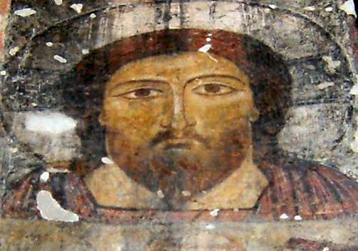 Fresken in der Apsis der Hauptkirche, Kloster Kobair (Kobayr; 10.-13. Jh.) beim Dorf Kober (Khober), Armenien