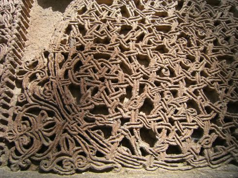 Kreuzstein Detail, Kloster Sanahin, Armenien
