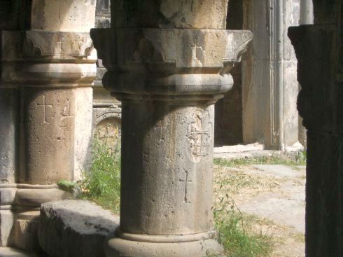 Vorhalle Matenadaran (1063), Kloster Sanahin, Armenien