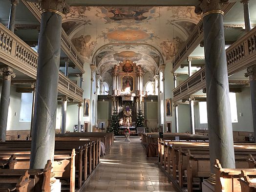 Innenansicht Neustädter Kirche, Erlangen