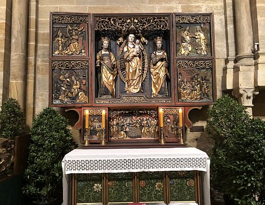 Bamberg: Seitenaltar im Dom