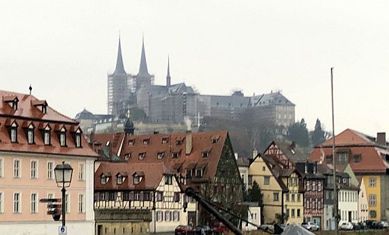 Bamberg: Blick hinauf zum Dom