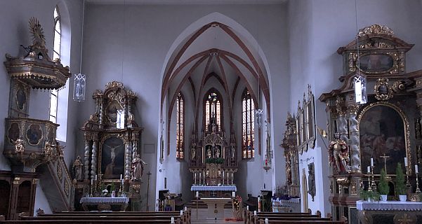 Innenansicht Kirche Sankt Peter und Paul, Rattelsdorf