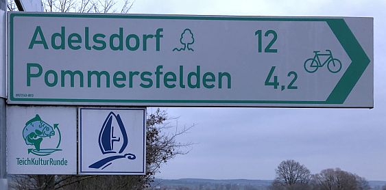 Radschild: Adelsdorf, Pommersfelden, TeichKulturRunde