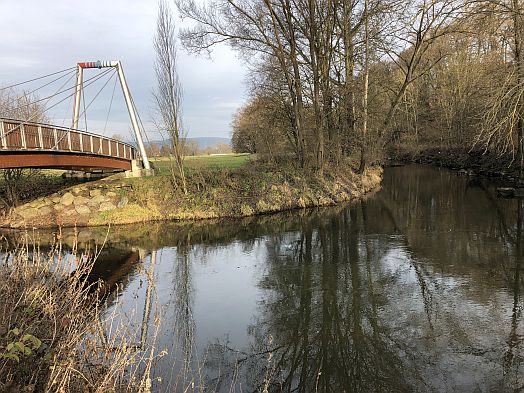 Mainzusammenfluss bei Kulmbach mit Brücke