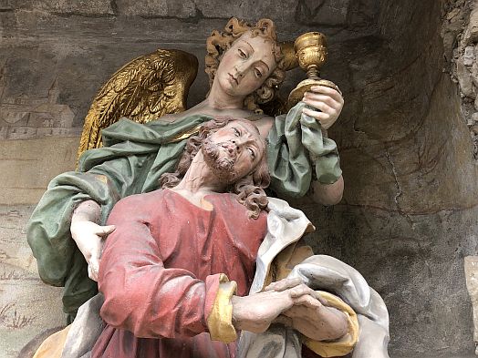 Ölberg Zeil am Main: wachender Jesus