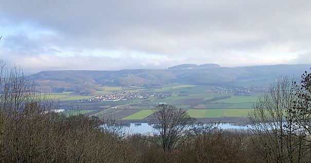 Blick ins Maintal von Kloster Banz