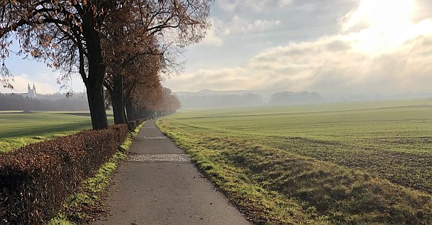 Anfahrt auf Vierzehnheiligen