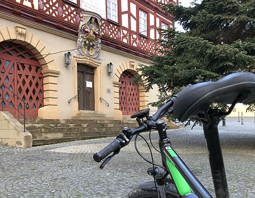Rad und Rathaus Bad Staffelstein