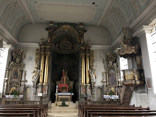 Kirche Ebenhausen: Innenansicht