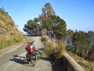 Meeresbucht bei Bovalino Marina, Kalabrien, Italien