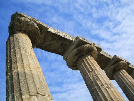 Hera-Tempel in Metaponto, Basilikata, Italien