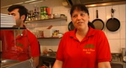 Silke Hussein, Imbiss-Angestellte in Eilenburg, Sachsen