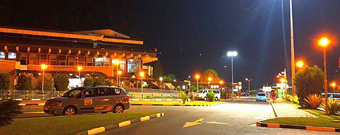 Kigali Aiport by night