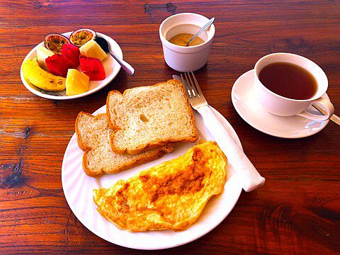 Breakfast at Keva Guest House, Kigali