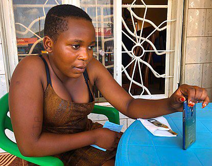 Prossy, waitress in Busia, Uganda