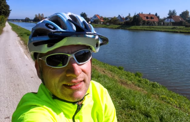 Chris on the Bike am Main-Donau-Kanal