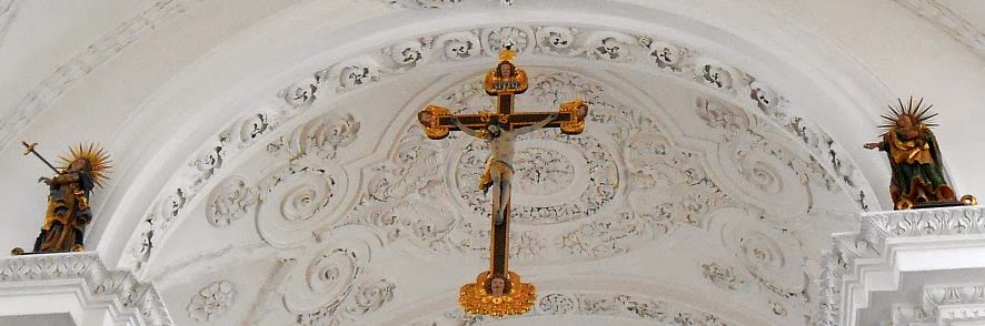 Obermarchtal: Stuckdecke der Prämonstratenser-Abteikirche