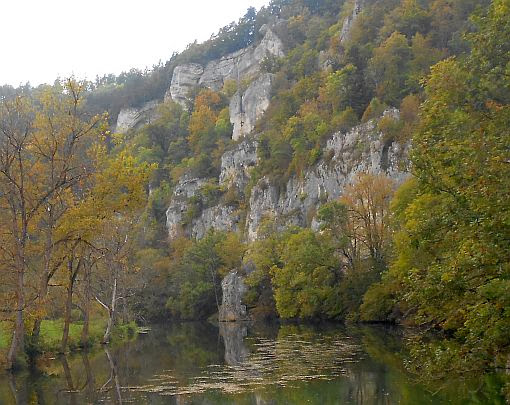 Jurafelsen im Oberen Donautal zwischen Sigmaringen und Beuron