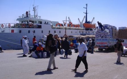 Aswan-Ferry to Wadi Halfa on Lake Nasser