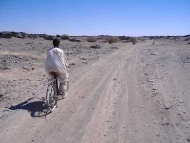 Mohammed auf dem Weg nach Koya am Nil, Sudan