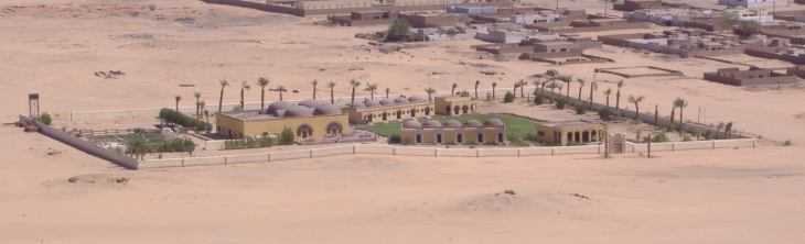 Das Nubian Rest House in Karima - vom Jebel Barkal aus gesehen