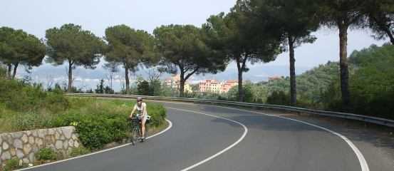 Auffahrt von La Spezia nach Cinque Terre