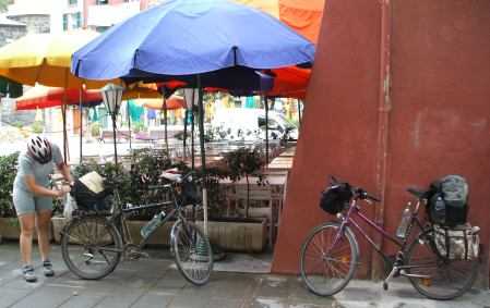 Vor der Abfahrt in Vernazza, Cinque Terre