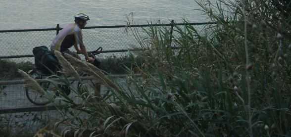 Chris auf dem Wander-Weg von Manarola nach Corniglia