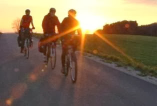 Sonnenuntergang bei der Ortschaft Süß (Hahnbach)