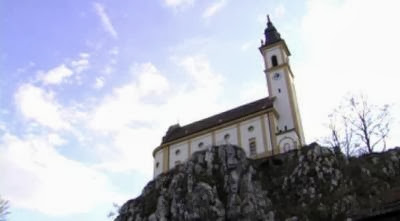 Wallfahrtskirche auf dem Kreuzberg in Pleystein, Oberpfalz