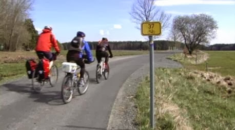 Paneuropa-Radweg und der tschechische Fernradweg 37