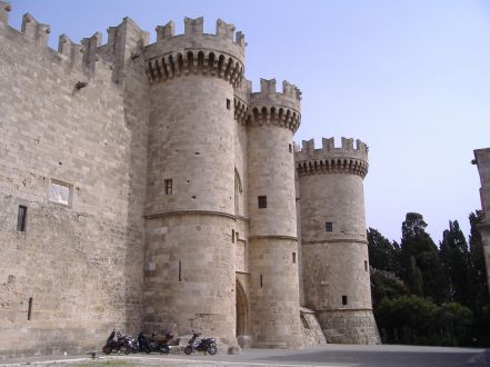 Front Großmeister-Palast, Rhodos