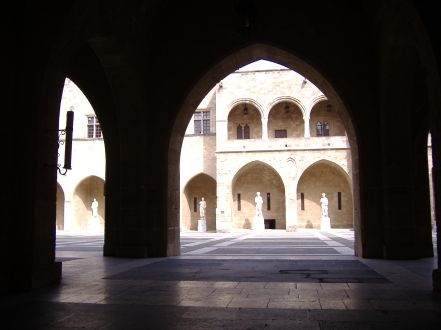 Innenhof, Großmeister-Palast, Rhodos