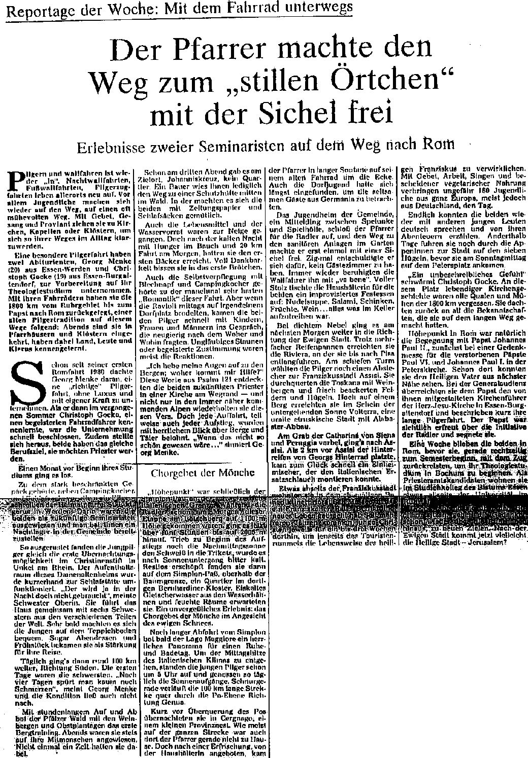 Ruhrwort, 9. April 1983, von Christoph Gocke
