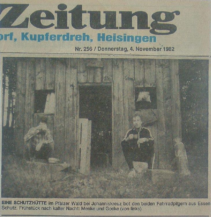 Westdeutsche Allgemeine Zeitung (WAZ), 4. November 1982, von Christoph Gocke