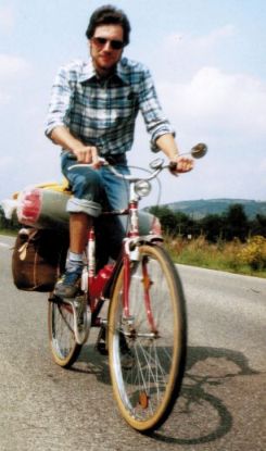 Georg Menke on the Bike