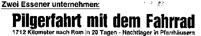 Westdeutsche Allgemeine Zeitung (WAZ), 2. September 1982, von Christoph Gocke